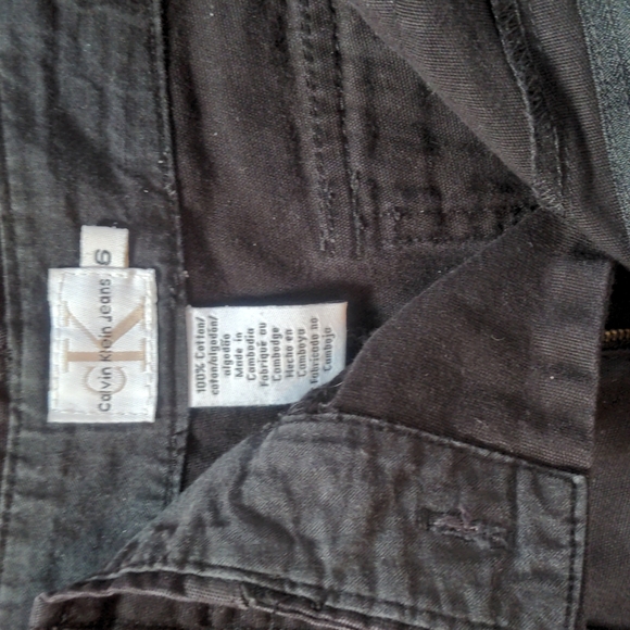 Vintage Calvin Klein Denim Shorts US6 - Picture 2 of 4